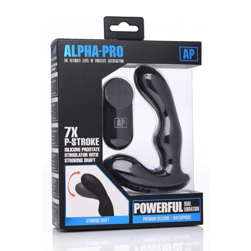 P-Stroke Prostaat Vibrator Met Bewegende Top - PlayForFun P-Stroke Prostaat Vibrator Met Bewegende Top - PlayForFun