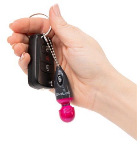 Palm Power - Micro Wand Vibrator Sleutelhanger - PlayForFun Palm Power - Micro Wand Vibrator Sleutelhanger - PlayForFun
