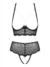 Pearlove 2-Delige BH Set Met Open Cups En Parels - PlayForFun