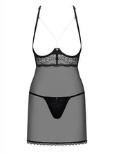 Pearlove Babydoll Met Open Cups En Parel Details - PlayForFun