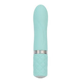 Pillow Talk - Flirty Mini Vibrator - Teal - PlayForFun