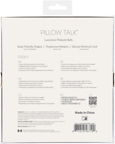 Pillow Talk - Frisky Pleasure Balls - Teal - PlayForFun Pillow Talk - Frisky Pleasure Balls - Teal - PlayForFun