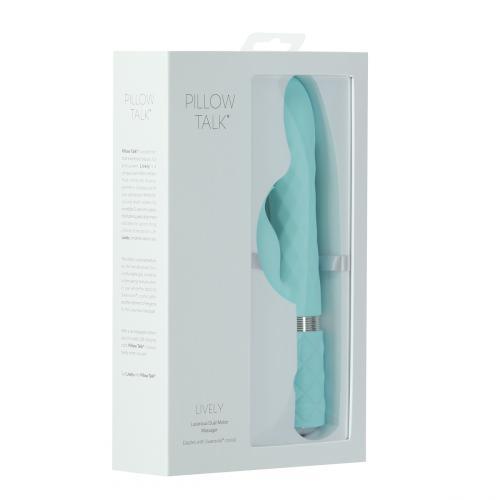 Pillow Talk - Lively Roterende Tarzan Vibrator - Teal - PlayForFun Pillow Talk - Lively Roterende Tarzan Vibrator - Teal - PlayForFun