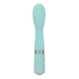 Pillow Talk - Sassy G-Spot Vibrator - Teal - PlayForFun
