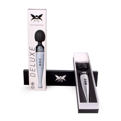 Pixey Deluxe - Oplaadbare Wand Vibrator - PlayForFun Pixey Deluxe - Oplaadbare Wand Vibrator - PlayForFun