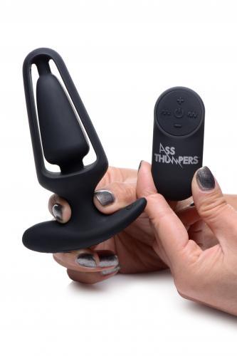 Power Vibrerende Anaal Plug Met Afstandsbediening - PlayForFun Power Vibrerende Anaal Plug Met Afstandsbediening - PlayForFun