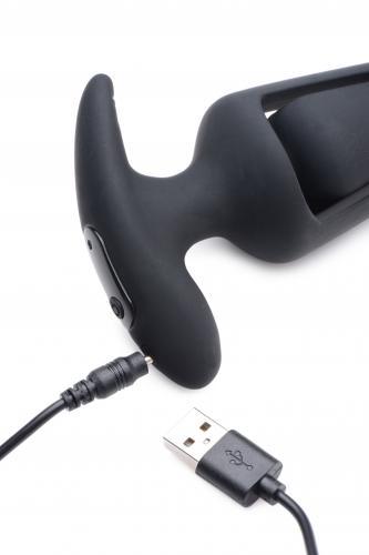 Power Vibrerende Anaal Plug Met Afstandsbediening - PlayForFun Power Vibrerende Anaal Plug Met Afstandsbediening - PlayForFun