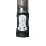 Rabbit vibrator - zwart - PlayForFun