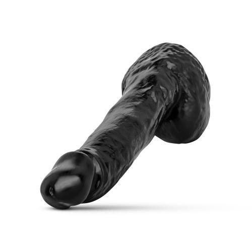 Realistische Dildo 22 cm - Zwart - PlayForFun Realistische Dildo 22 cm - Zwart - PlayForFun
