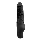 Realistische siliconen vibrator - zwart - PlayForFun