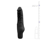 Realistische siliconen vibrator - zwart - PlayForFun