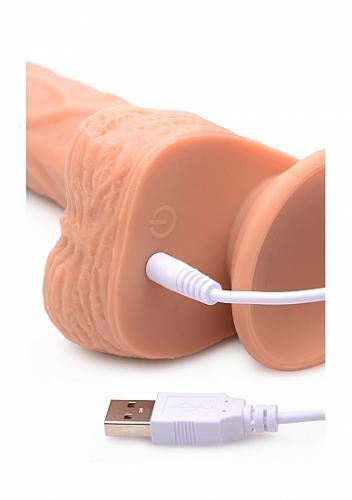 Realistische Vibrerende En Roterende Dildo Met Harnas - PlayForFun Realistische Vibrerende En Roterende Dildo Met Harnas - PlayForFun