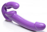 Revolver Vibrerende Strapless Strap-On XXL - Paars - PlayForFun