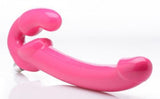 Revolver Vibrerende Strapless Strap-On XXL - Roze - PlayForFun