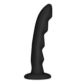 Ripples Strap-On Dildo - Zwart - PlayForFun