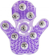 Roller Balls Massage Handschoen - Paars - PlayForFun