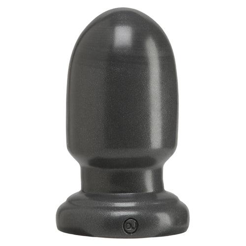 Ronde brede dildo grijs - PlayForFun