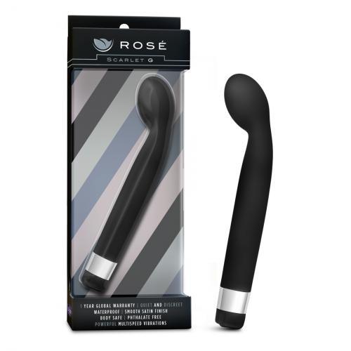 Rose - Scarlet G-spot Vibrator - Zwart - PlayForFun Rose - Scarlet G-spot Vibrator - Zwart - PlayForFun