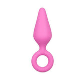 Roze Buttplug Met Trekring - Large - PlayForFun