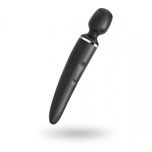 Satisfyer Wand-er Woman - Zwart/Goud - PlayForFun