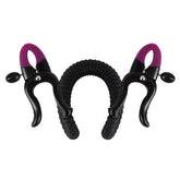 Schaamlippenspreider - Zwart/Paars - PlayForFun