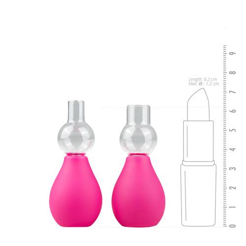 Setje tepelzuigers - roze - PlayForFun Setje tepelzuigers - roze - PlayForFun