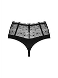 Sharlotte Slip High Waist - Zwart - PlayForFun