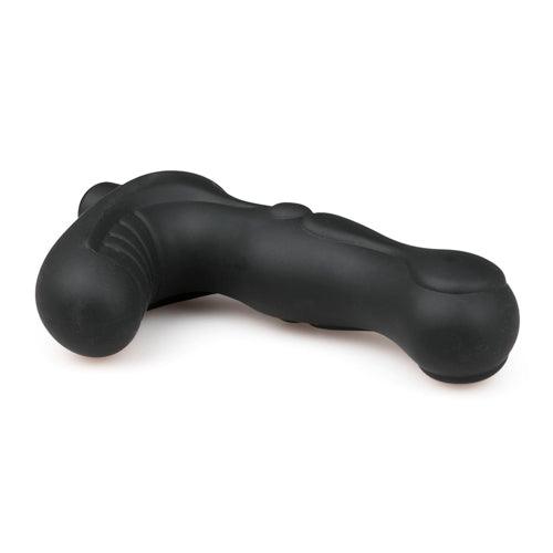 Siliconen perineum kietelaar - zwart - PlayForFun Siliconen perineum kietelaar - zwart - PlayForFun