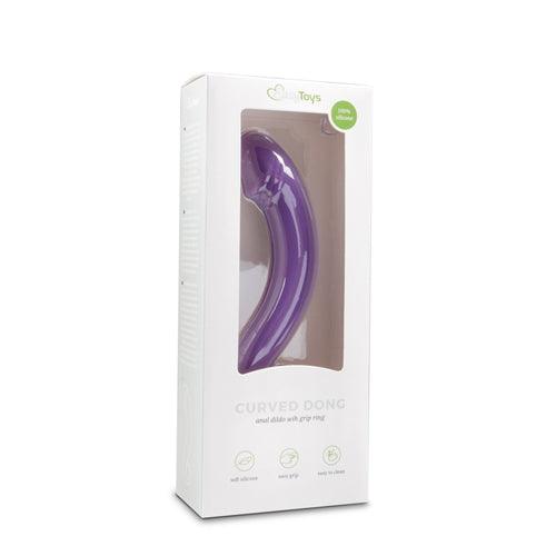 Siliconen prostaat dildo - paars - PlayForFun Siliconen prostaat dildo - paars - PlayForFun