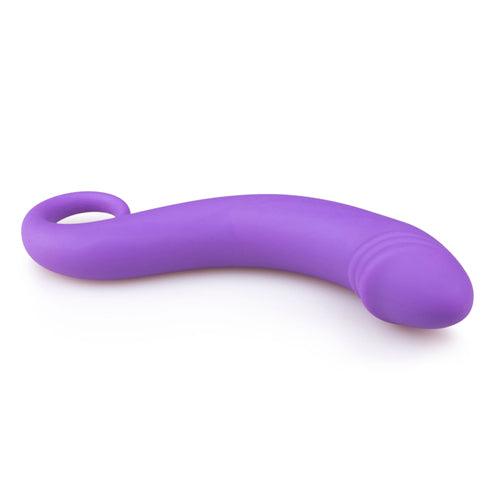 Siliconen prostaat dildo - paars - PlayForFun Siliconen prostaat dildo - paars - PlayForFun