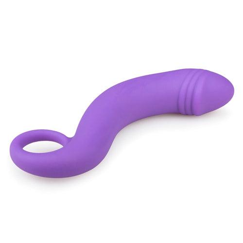 Siliconen prostaat dildo - paars - PlayForFun Siliconen prostaat dildo - paars - PlayForFun