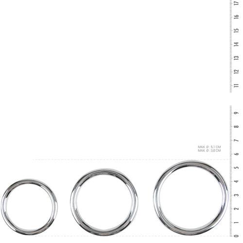 Sinner - Metalen Cock- En Balring Set - PlayForFun Sinner - Metalen Cock- En Balring Set - PlayForFun