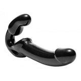 Strapless Voorbind Dildo - Zwart - PlayForFun