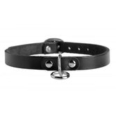 Strict Leather Halsband Met O-Ring - PlayForFun