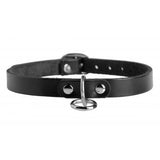 Strict Leather Halsband Met O-Ring - PlayForFun