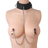 Submission Halsband Met Tepelklemmen - PlayForFun