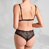 Sweetia 2-Delige Kanten BH Set - Zwart - PlayForFun