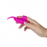 Teasing Tongue Vinger Vibrator - Roze - PlayForFun