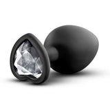 Temptasia - Bling Anaalplug - Small - Zwart - PlayForFun