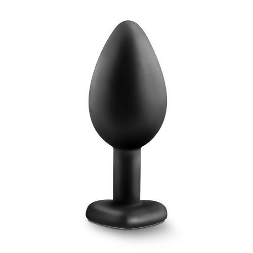 Temptasia - Bling Anaalplug - Small - Zwart - PlayForFun Temptasia - Bling Anaalplug - Small - Zwart - PlayForFun
