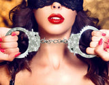 Temptasia - Bling Verstelbare Handboeien - Zilver - PlayForFun