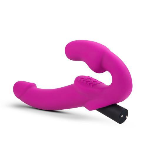 Temptasia - Estella Vibrerende Strapless Strap-on - Roze - PlayForFun