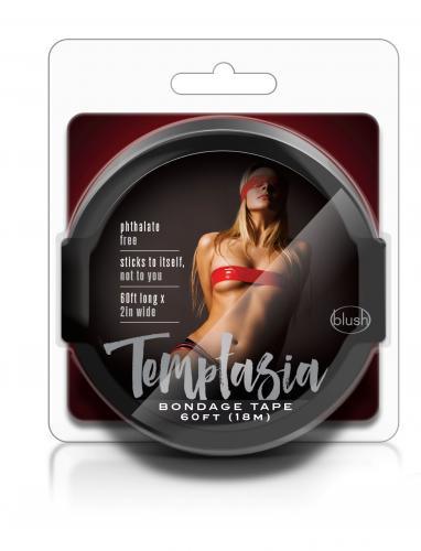 Temptasia - Zwarte Bondage Tape - 18 Meter - PlayForFun Temptasia - Zwarte Bondage Tape - 18 Meter - PlayForFun