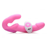 Urge Strapless Strap-On Vibrator - Roze - PlayForFun
