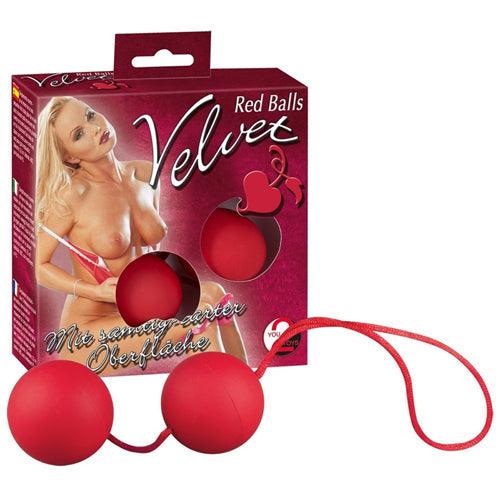 Velvet Red Balls - PlayForFun Velvet Red Balls - PlayForFun