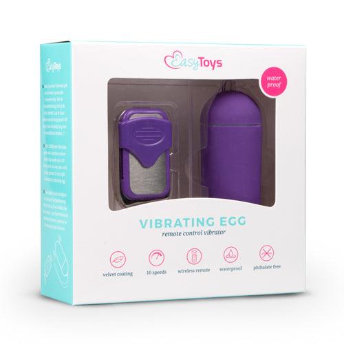 Vibrerend eitje - Paars - PlayForFun Vibrerend eitje - Paars - PlayForFun