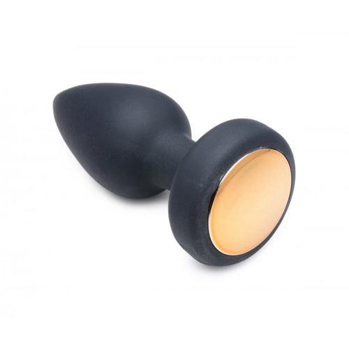 Vibrerende Buttplug Met LED-Licht - Klein - PlayForFun Vibrerende Buttplug Met LED-Licht - Klein - PlayForFun