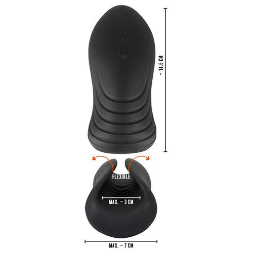 Vibrerende Open Sleeve Masturbator - PlayForFun Vibrerende Open Sleeve Masturbator - PlayForFun