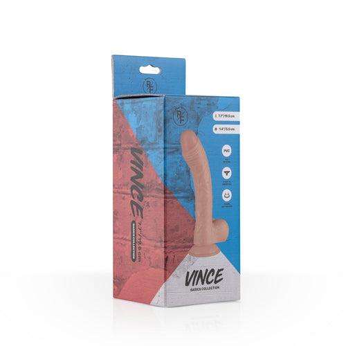 Vince Realistische Dildo Met Balzak - 13.5 cm - PlayForFun Vince Realistische Dildo Met Balzak - 13.5 cm - PlayForFun