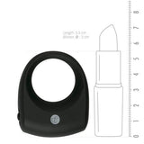 Vivid Cockring Met Mini Bullet - Zwart - PlayForFun